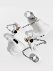 Airpods Astronaut Star Silver Color Earhatch