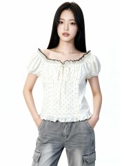 JR Noelle Polka Top FREE Scrunchie