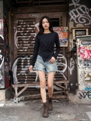 JR NRC Crew Neck Long Sleeves Tee