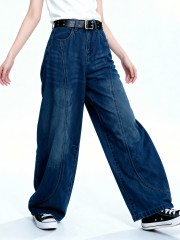 Barrel Dark Denim Jeans