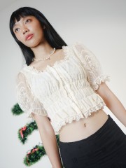 HT24 Cottage Clementine Embroidery Top