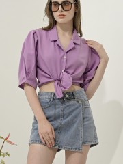 SS23 Denim Skort Overlap