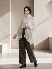 EID Wide Belt Waist Wide Leg Pants