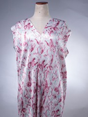 ELITE EID4 Arifah Flower Paint Pleats Maxi Dress with Inner