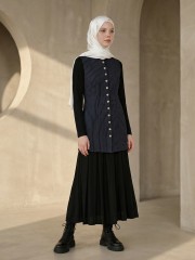 EID Gina Linen Stripes Tunic Dress