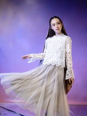WW ELITE Zayna High Neck Embroidery