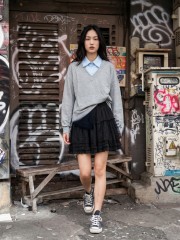 JR NRC Layer Shirt And Tee Combi Top